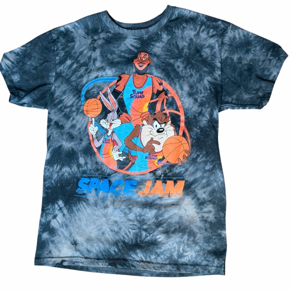 Legacy Space Jam Graphic Blue short sleeve pullover Tee - men’s size Small NEW